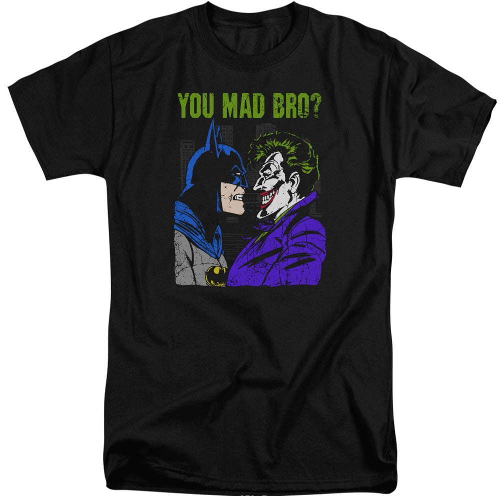 DC Comics Mad Bro Mens Tall T Shirt Adult Tall Black Officially Licensed
