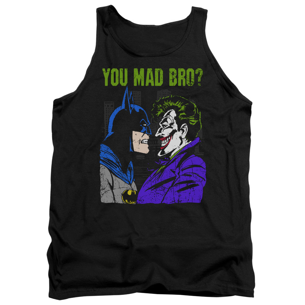 Dc Mad Bro Mens Tank Top Shirt Black Officially Licensed