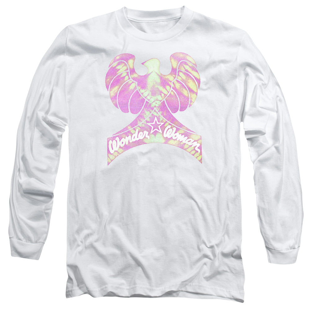 DC Comics Wonder Bird Mens Long Sleeve Shirt White Officially Licensed