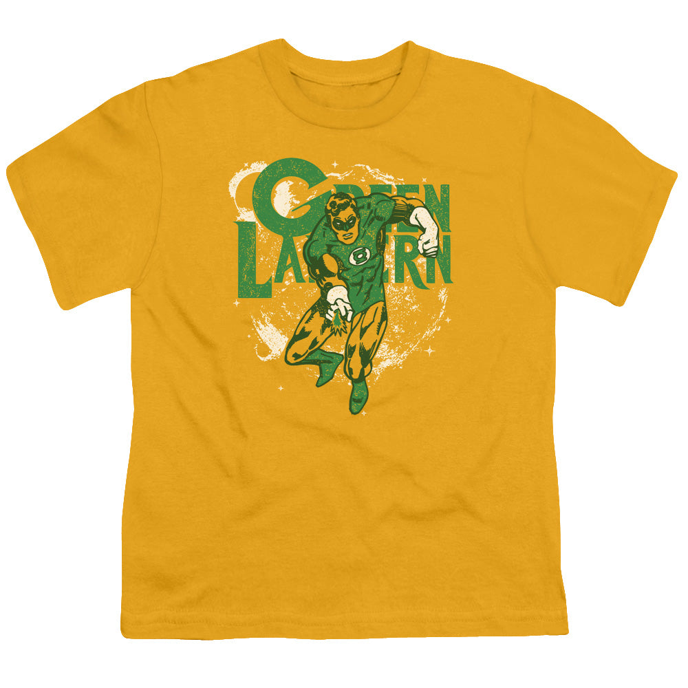 DC Comics Coic Strip Kids Youth T Shirt Gold Officially Licensed