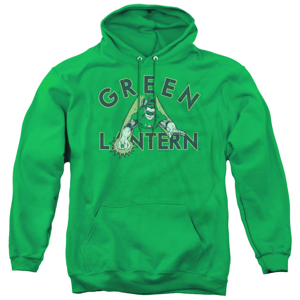 DC Comics in Flight Mens Hoodie Kelly Green Officially Licensed