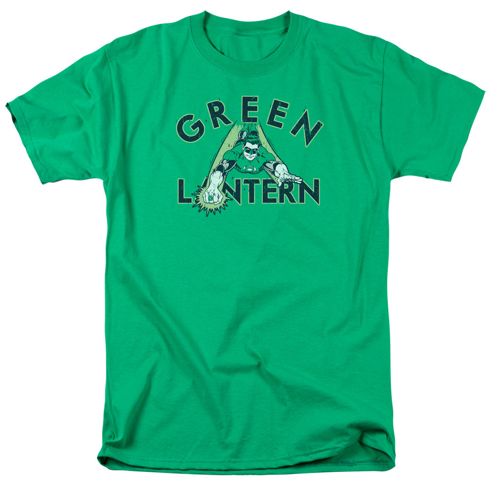 DC Comics in Flight Mens T Shirt Kelly Green Officially Licensed