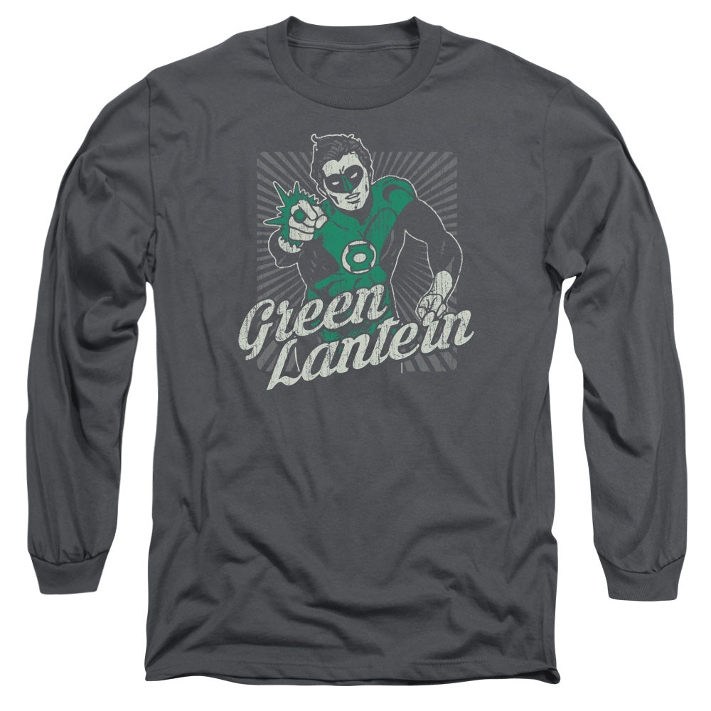 Dc Ring Rays Mens Long Sleeve Shirt Charcoal Officially Licensed