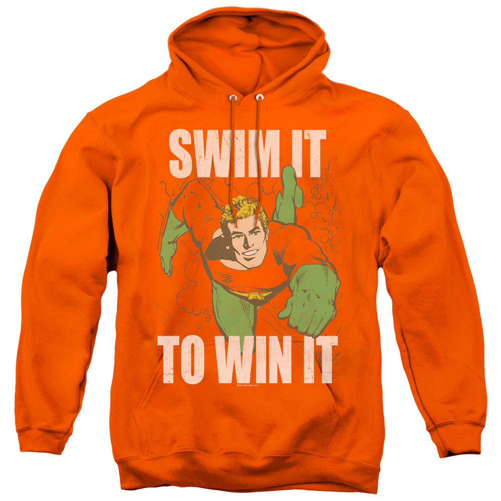 DC Comics Swim It Mens Hoodie Orange Officially Licensed