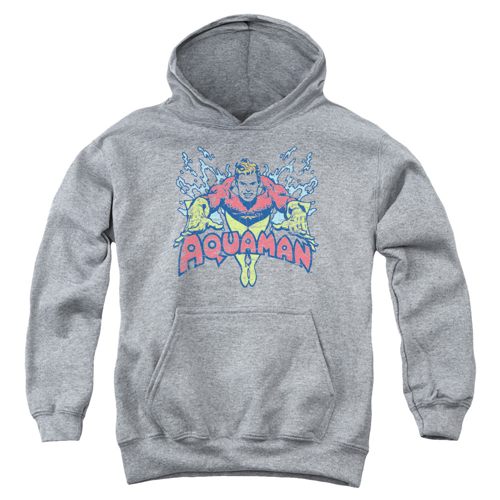 DC Comics Splish Splash Kids Youth Hoodie Athletic Heather Officially Licensed