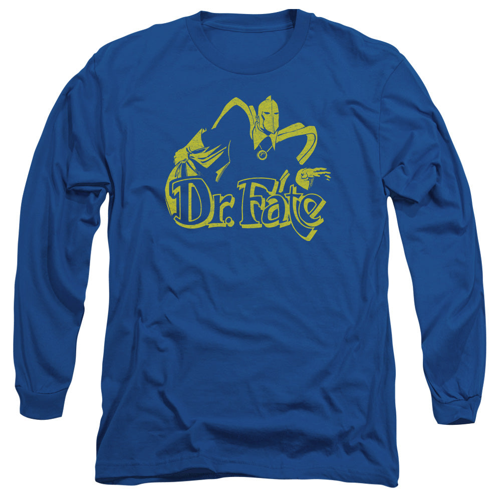 Dco One Color Fate Mens Long Sleeve Shirt Royal Blue Officially Licensed