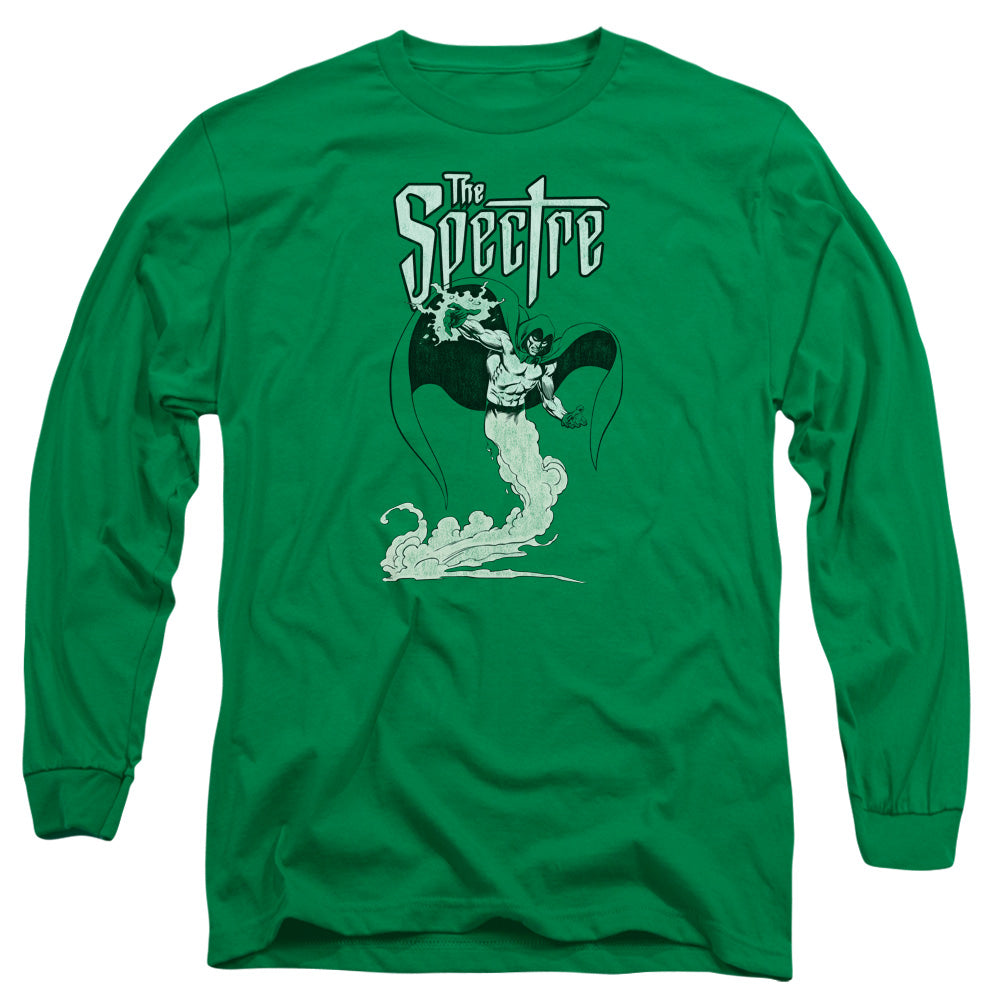 DC Comics the Spectre Mens Long Sleeve Shirt Kelly Green Officially Licensed
