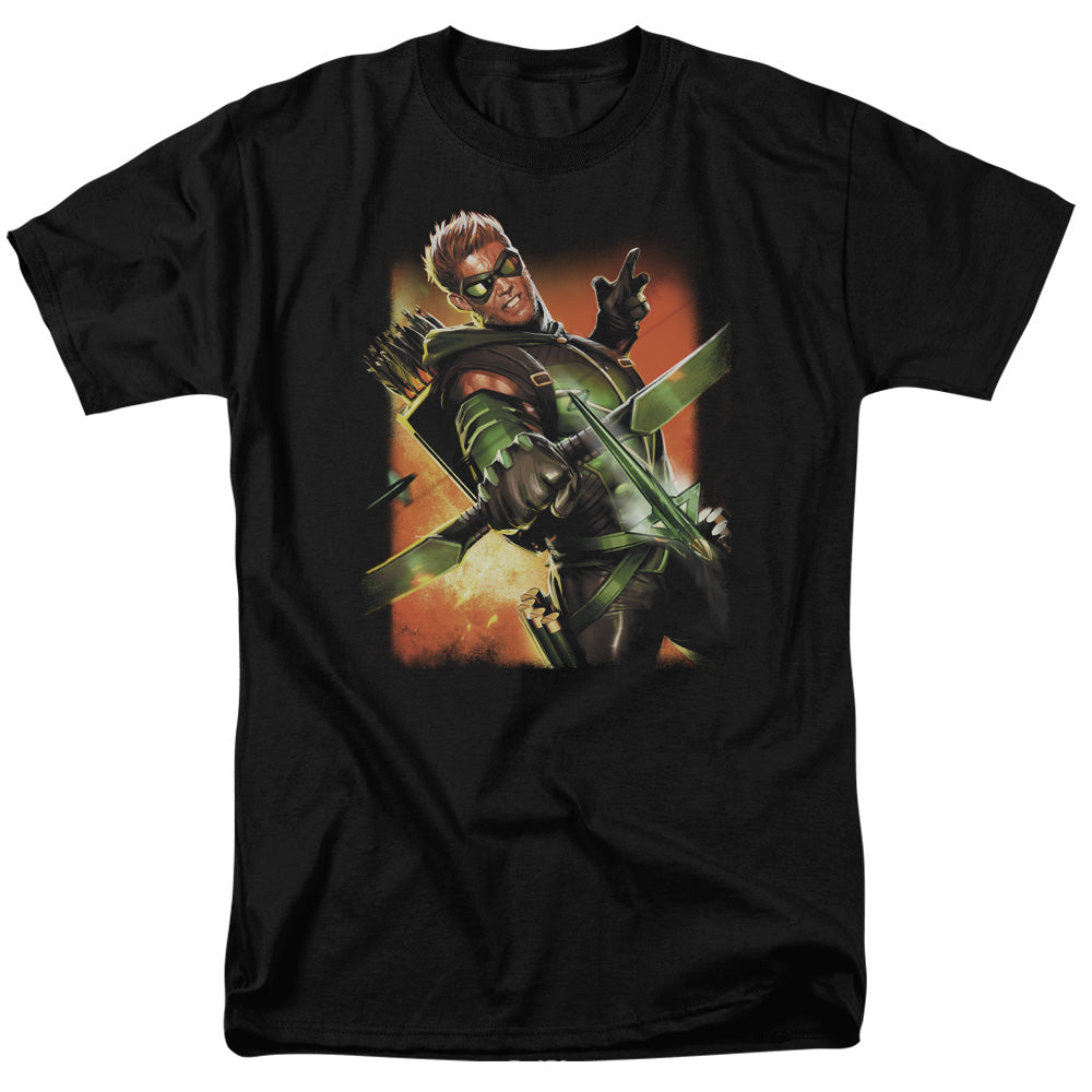 Jla Green Arrow #1 Mens T Shirt Black Officially Licensed