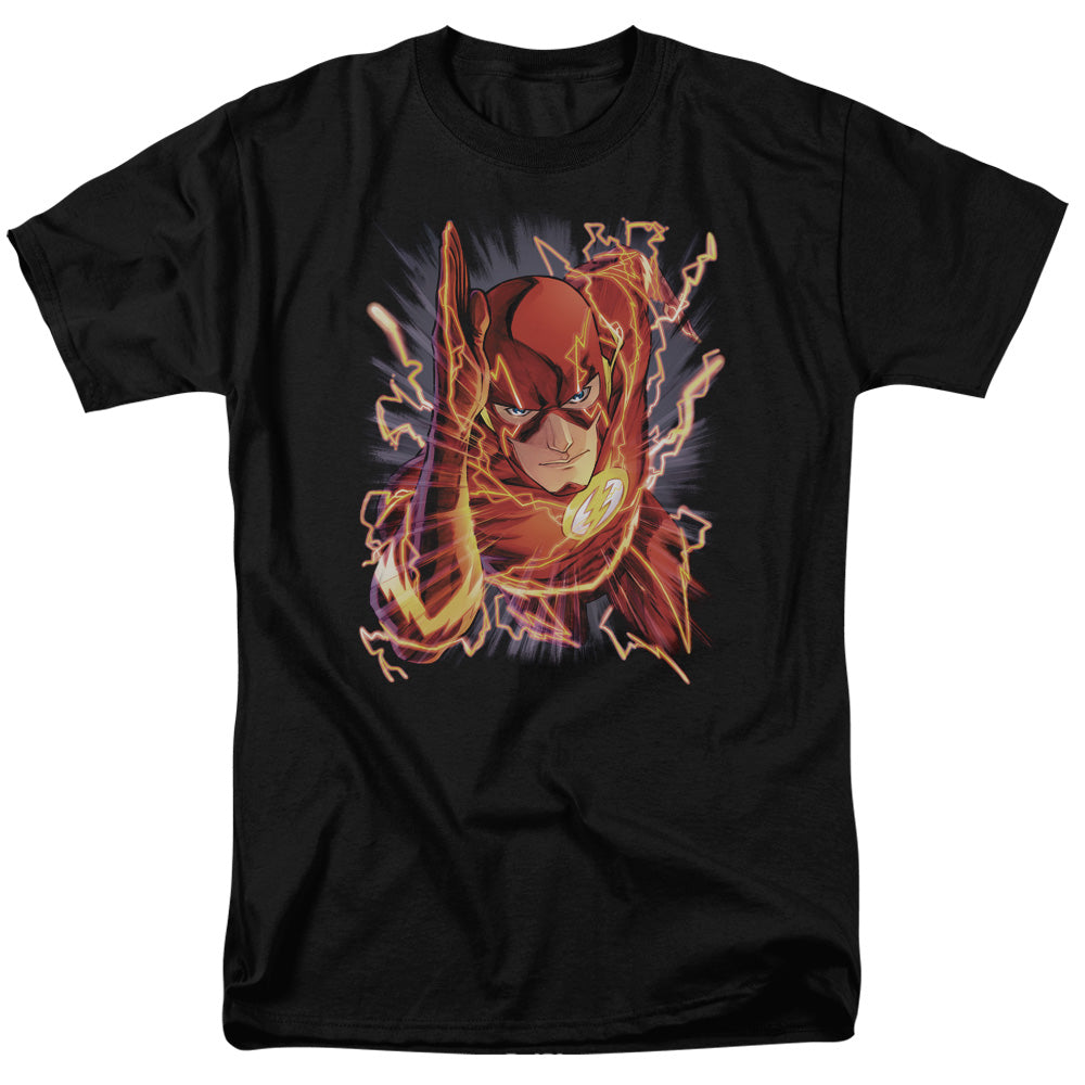 Justice League Of America Flash #1 Mens T Shirt Black Officially Licensed