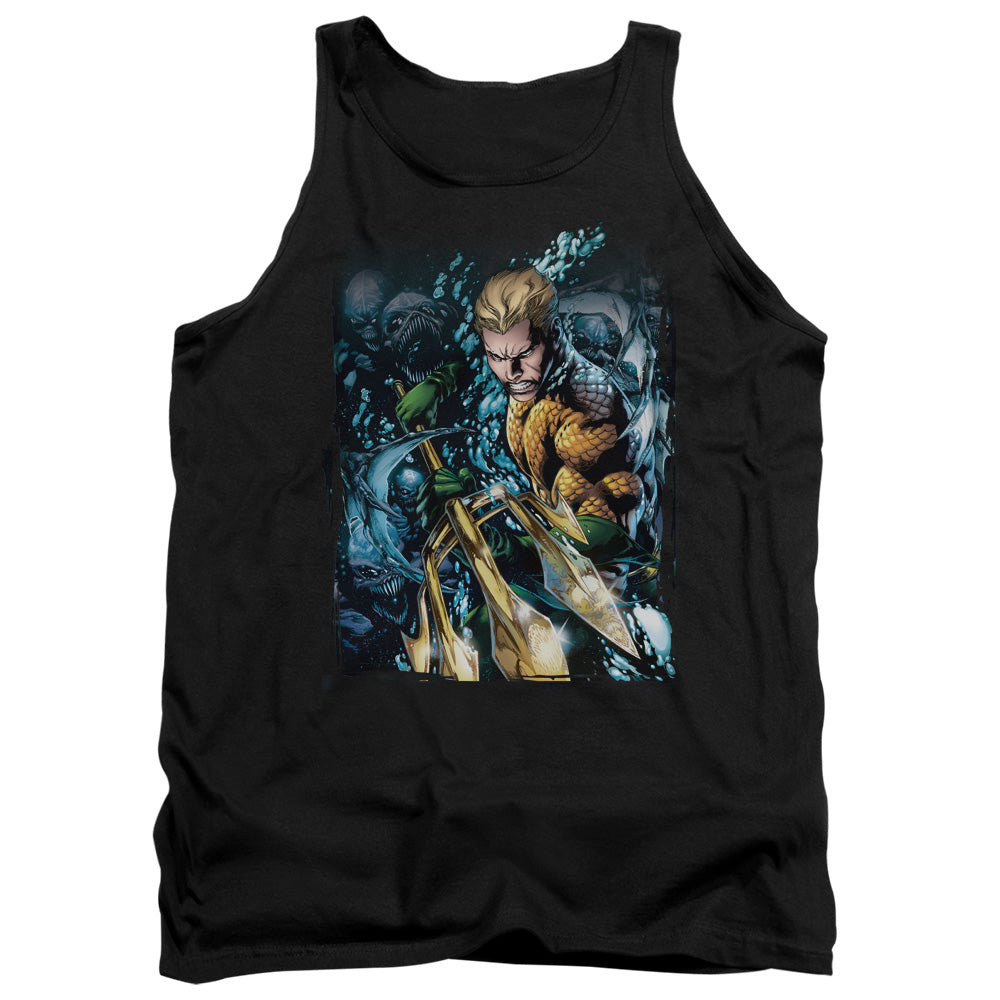 Justice League Aquaman #1 Mens Tank Top Shirt Black Officially Licensed