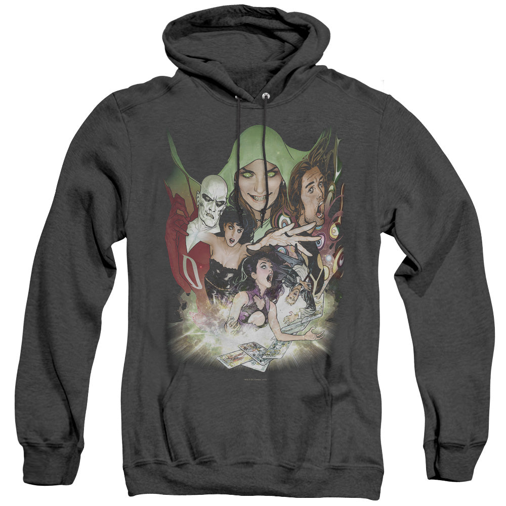 Dcr Justice League Dark Heather Mens Hoodie Black Officially Licensed