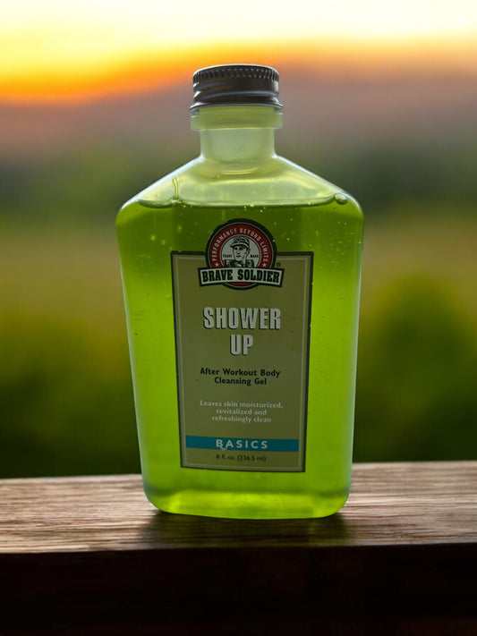 Brave Soldier - Shower Up - After Workout Body Cleansing Gel 8 fl. oz (236.5 ml)