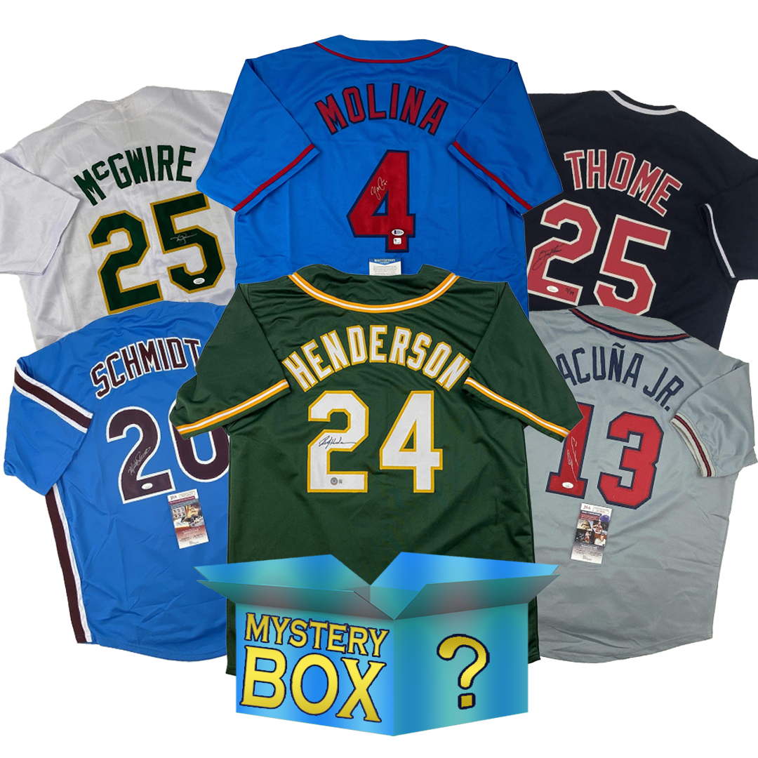 Autographed/Signed Baseball DIAMOND Series 2 Jersey Mystery Box with PSA JSA or Beckett COA