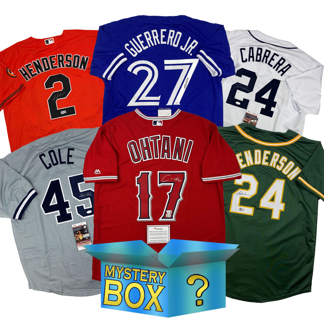 Autographed/Signed Baseball DIAMOND Series 1 Jersey Mystery Box with PSA JSA or Beckett COA
