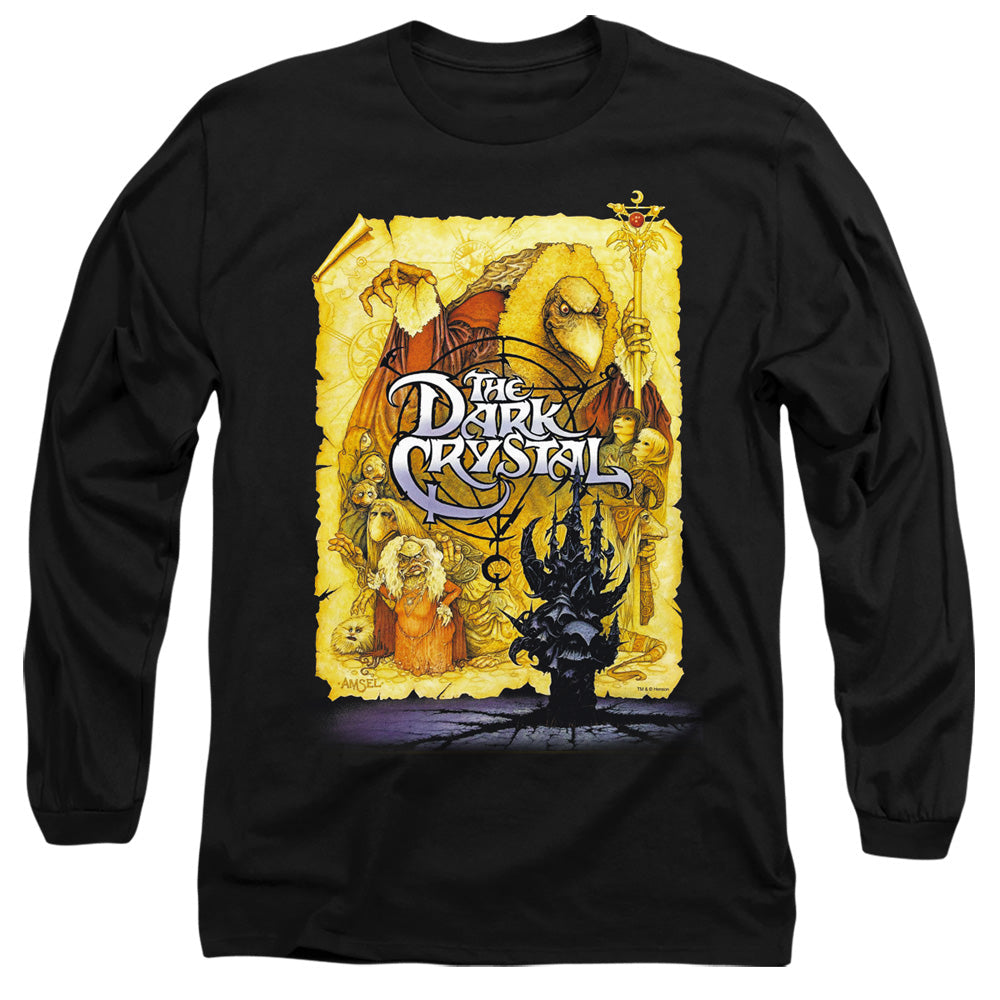 Dark Crystal Poster Mens Long Sleeve Shirt Black Officially Licensed Officially Licensed