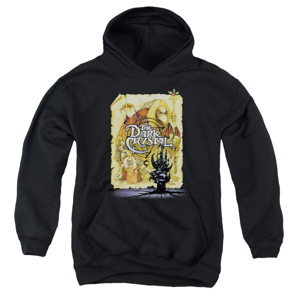Dark Crystal Poster Kids Youth Hoodie Black Officially Licensed