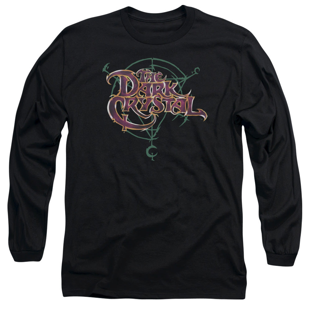 The Dark Crystal Symbol Logo Mens Long Sleeve Shirt Black Officially Licensed
