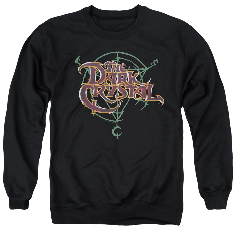 Dark Crystal Symbol Logo Mens Crewneck Sweatshirt Black Officially Licensed