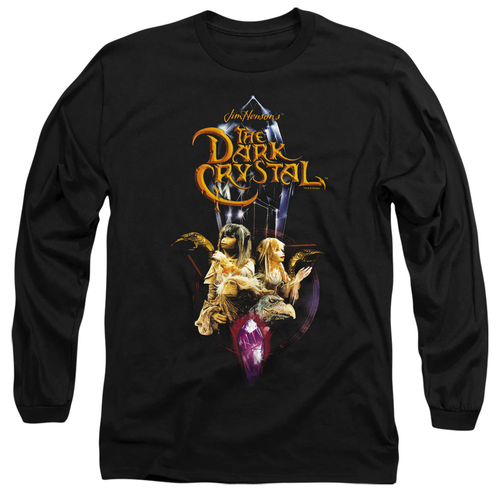 Dark Crystal Crystal Quest Mens Long Sleeve Shirt Black Officially Licensed Officially Licensed