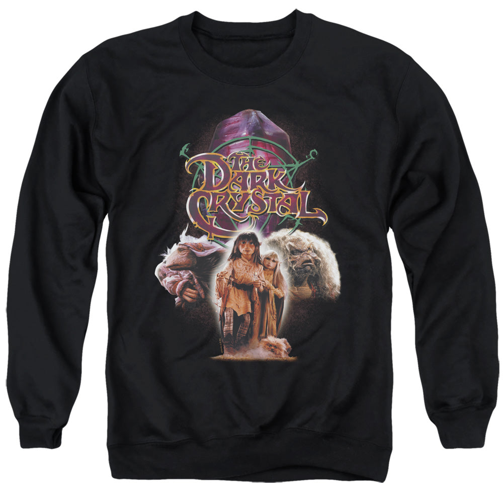 Dark Crystal the Good Guys Mens Crewneck Sweatshirt Black Officially Licensed