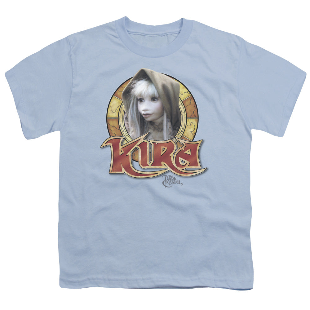 Dark Crystal Kira Circle Kids Youth T Shirt Light Blue Officially Licensed