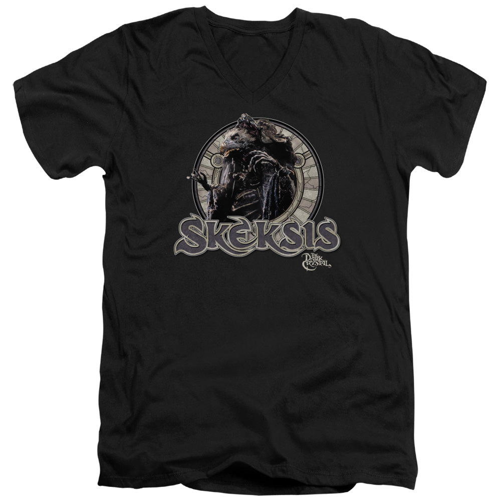Dark Crystal Skeksis Mens Tall T Shirt Adult V Neck Black Officially Licensed
