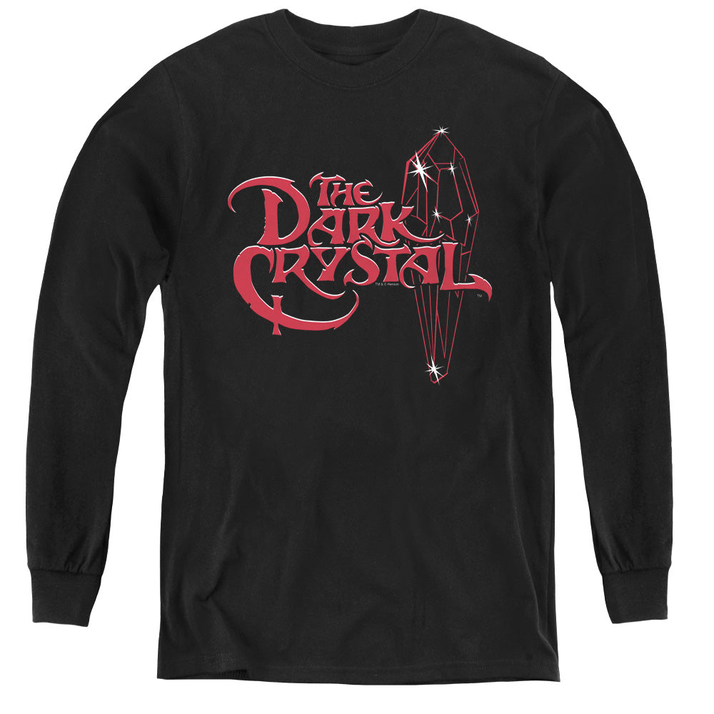 The Dark Crystal Bright Logo Long Sleeve Kids Youth T Shirt Black Officially Licensed