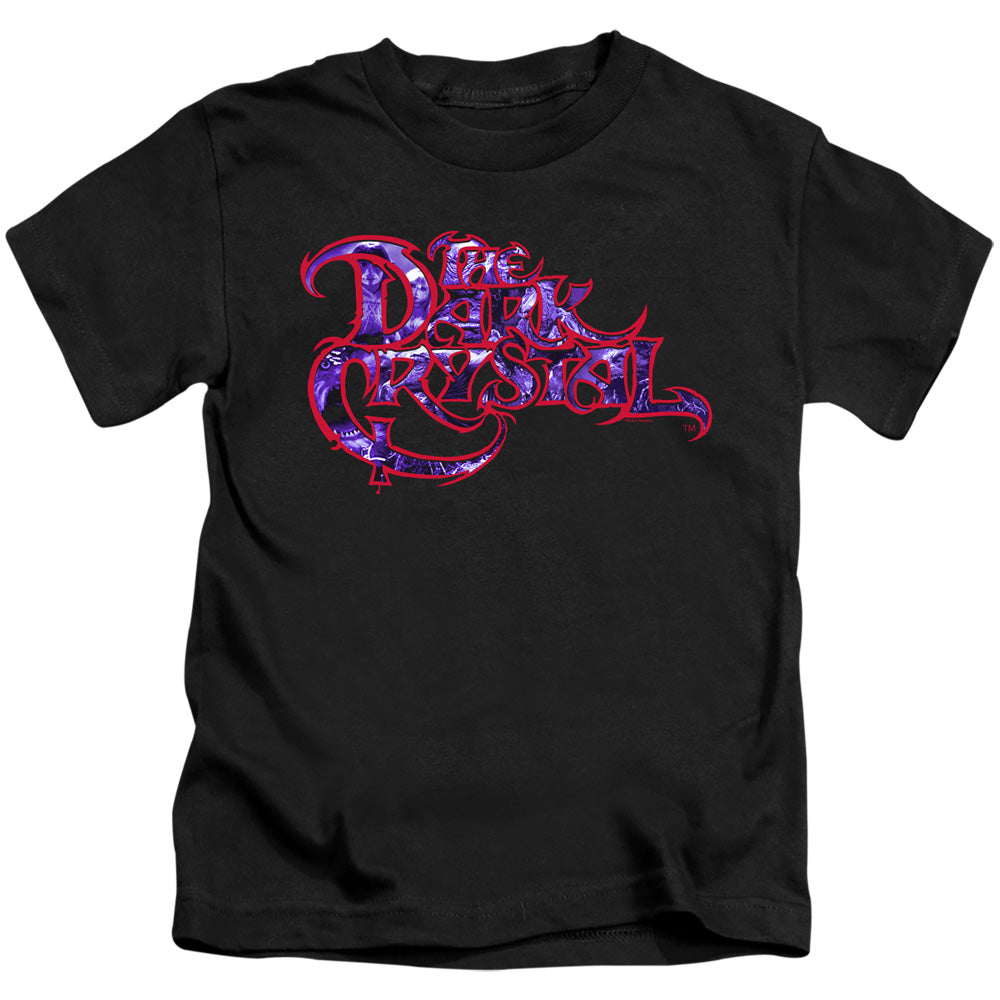 Dark Crystal Collage Logo Juvenile Kids Youth T Shirt Black (4) Officially Licensed