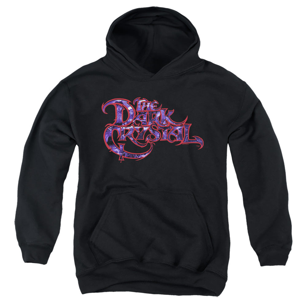 Dark Crystal Collage Logo Kids Youth Hoodie Black Officially Licensed