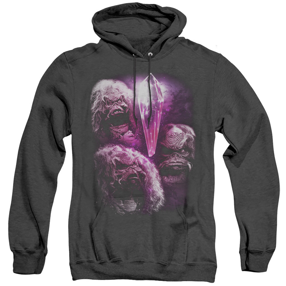 Dark Crystal Howling Mens Heather Hoodie Black Officially Licensed