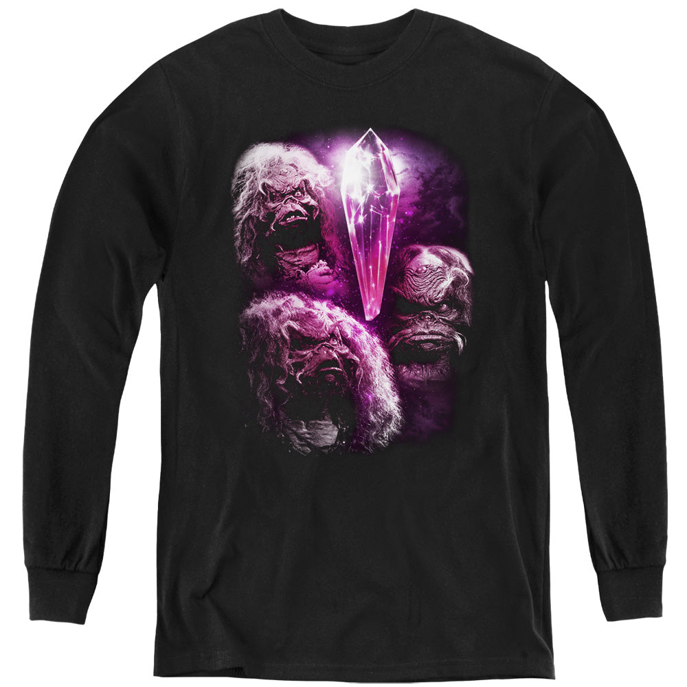Dark Crystal Howling Youth Long Sleeve Black Officially Licensed