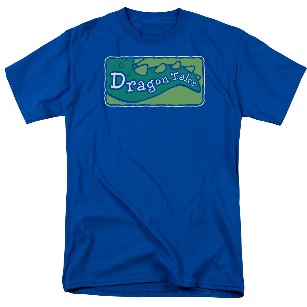 Dragon Tales Logo Clean Mens T Shirt Royal Blue Officially Licensed