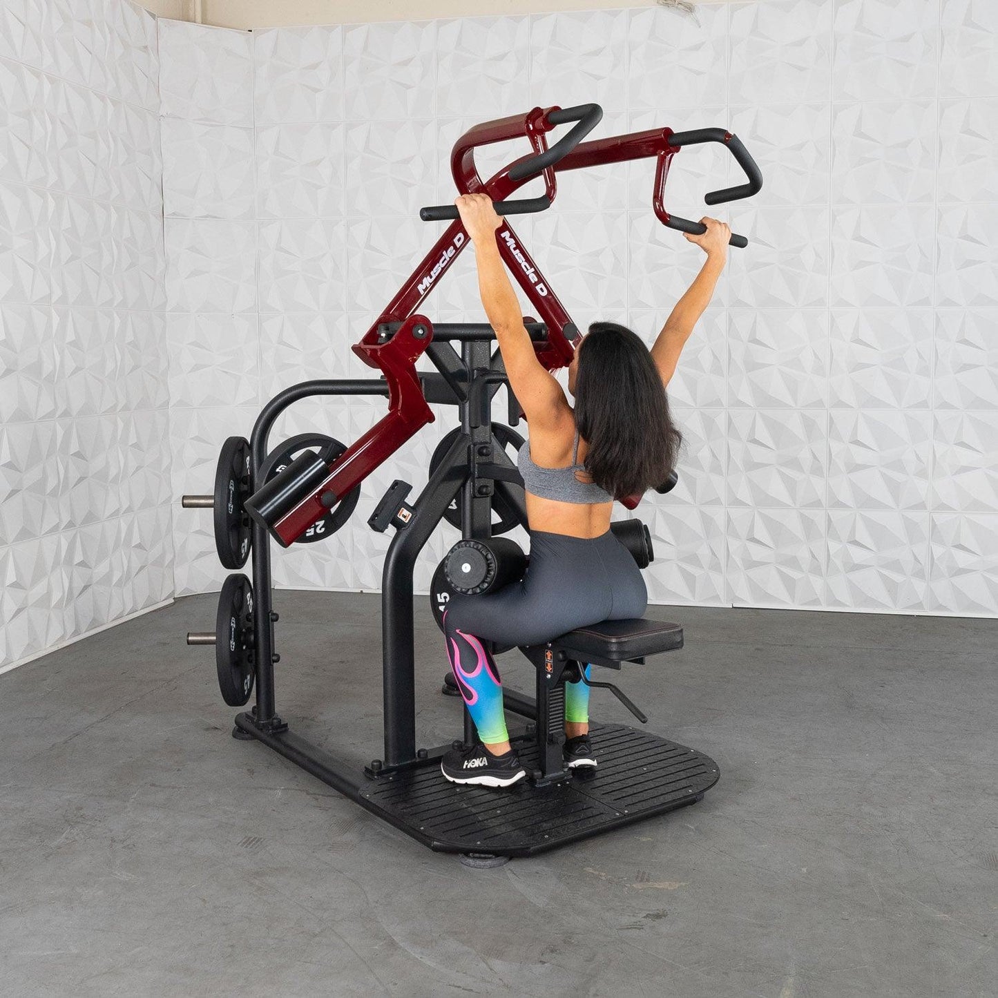 Pro Strength Rotary Lat Pull-Down - Muscle D Fitness - Premium - Adjustable - Plate Loaded - Lat Training