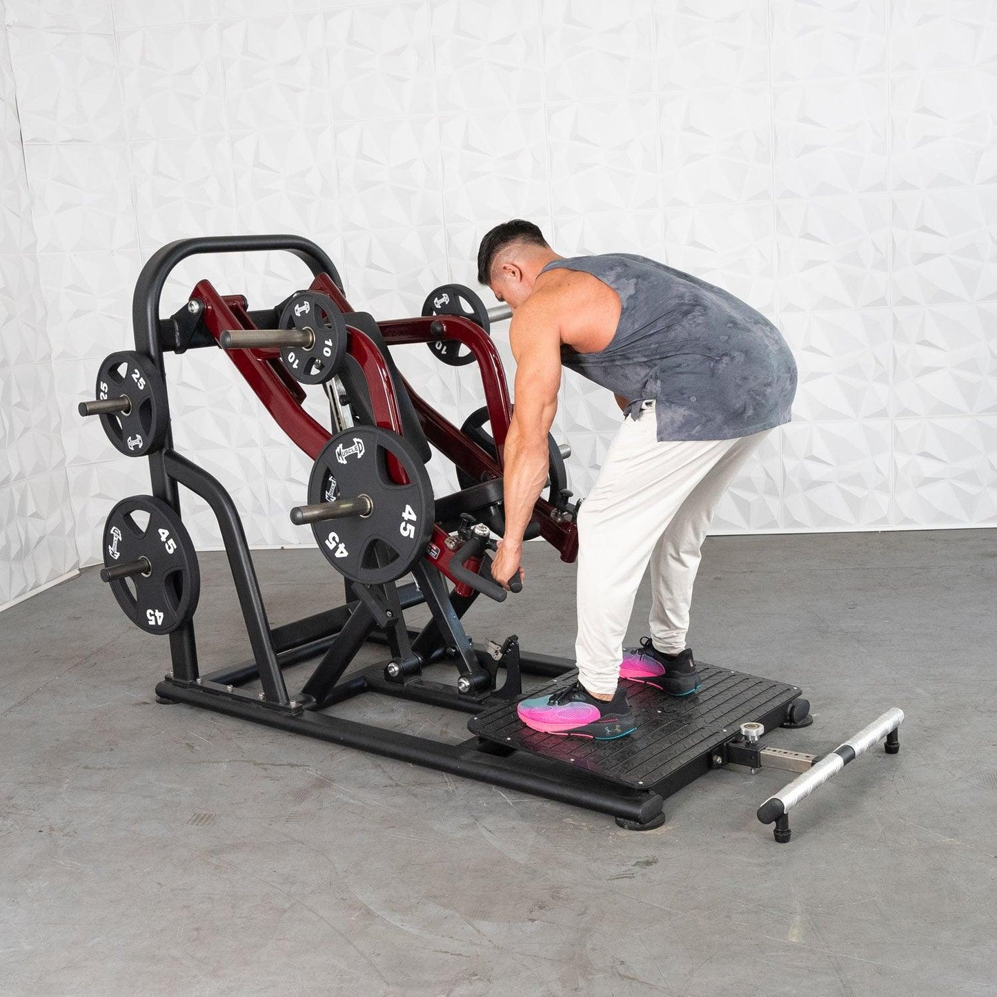 Pro Strength Dynamic Row - Chest Supported - Muscle D Fitness - Premium Adjustable Plate Loaded