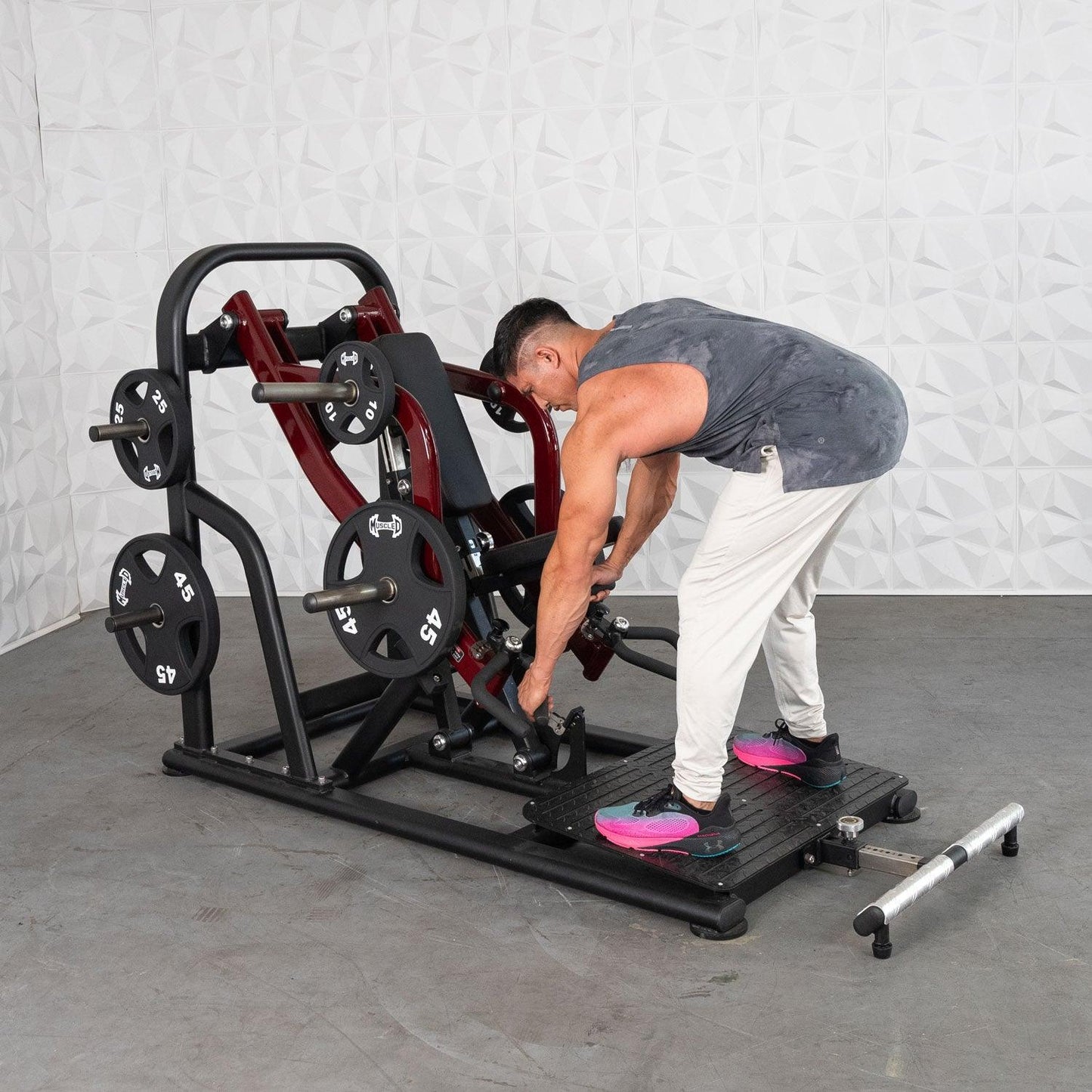 Pro Strength Dynamic Row - Chest Supported - Muscle D Fitness - Premium Adjustable Plate Loaded