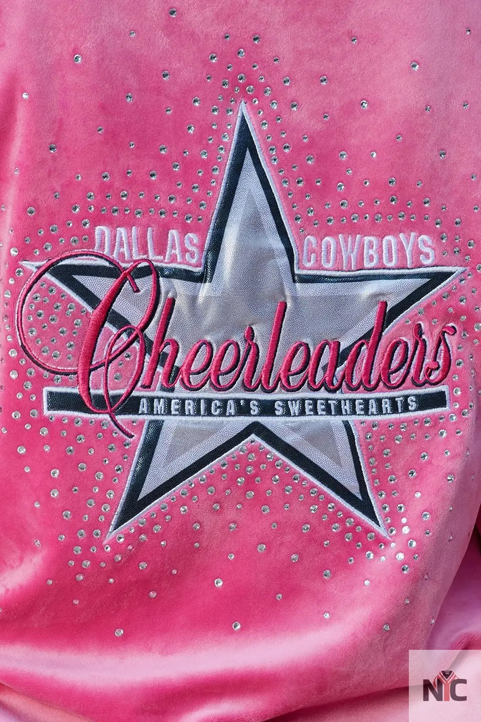Dallas Cowboys Cheerleader Pink Hoodie