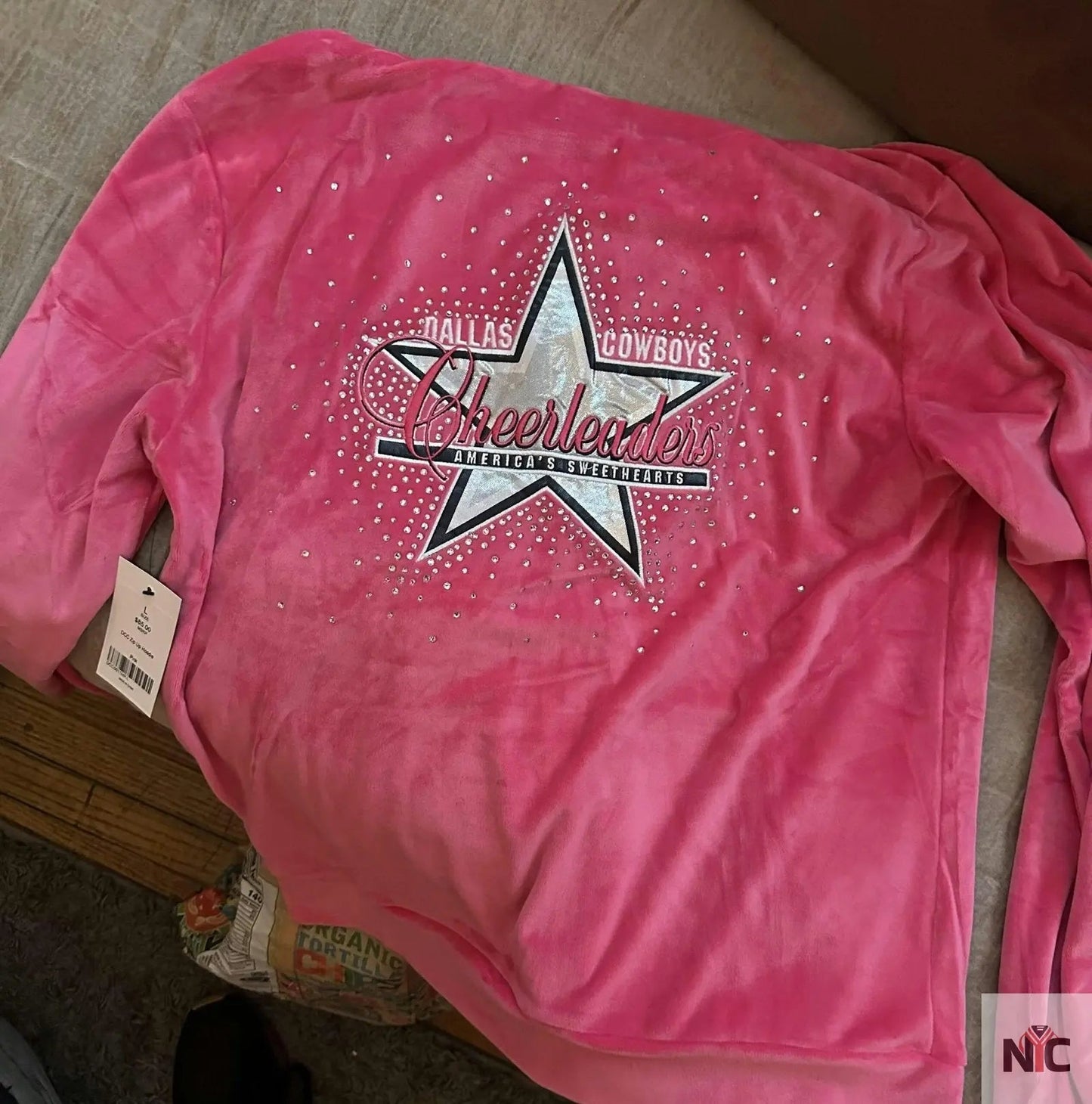 Dallas Cowboys Cheerleader Pink Hoodie