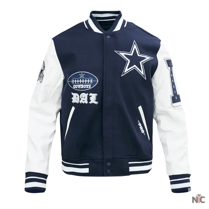 Dallas Cowboys Old English Varsity Jacket