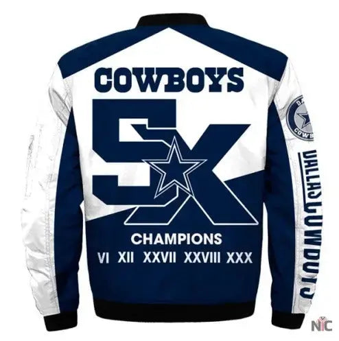Dallas Cowboys Super Bowl Championship Bomber Jacket