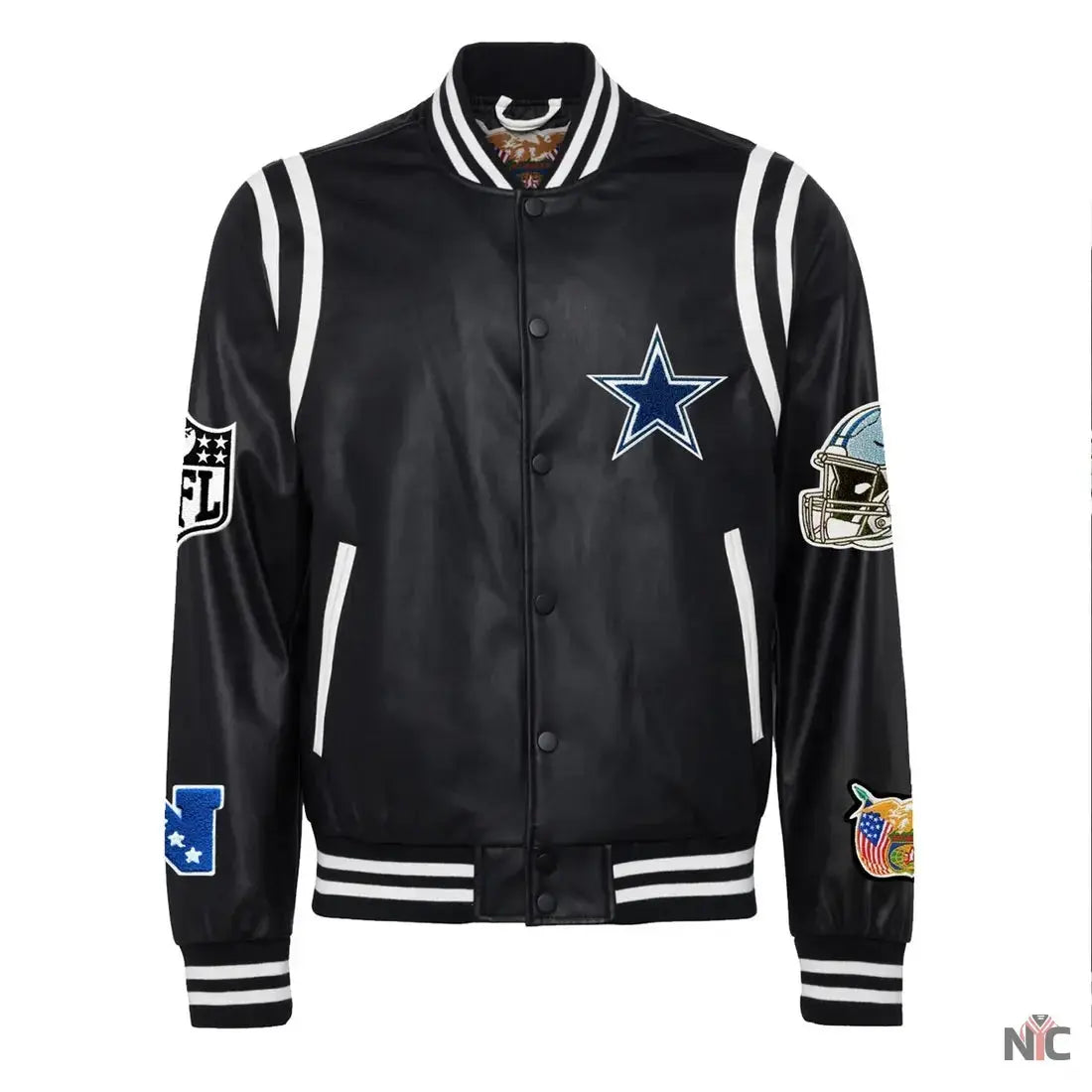 Dallas Cowboys Vegan Leather Jacket