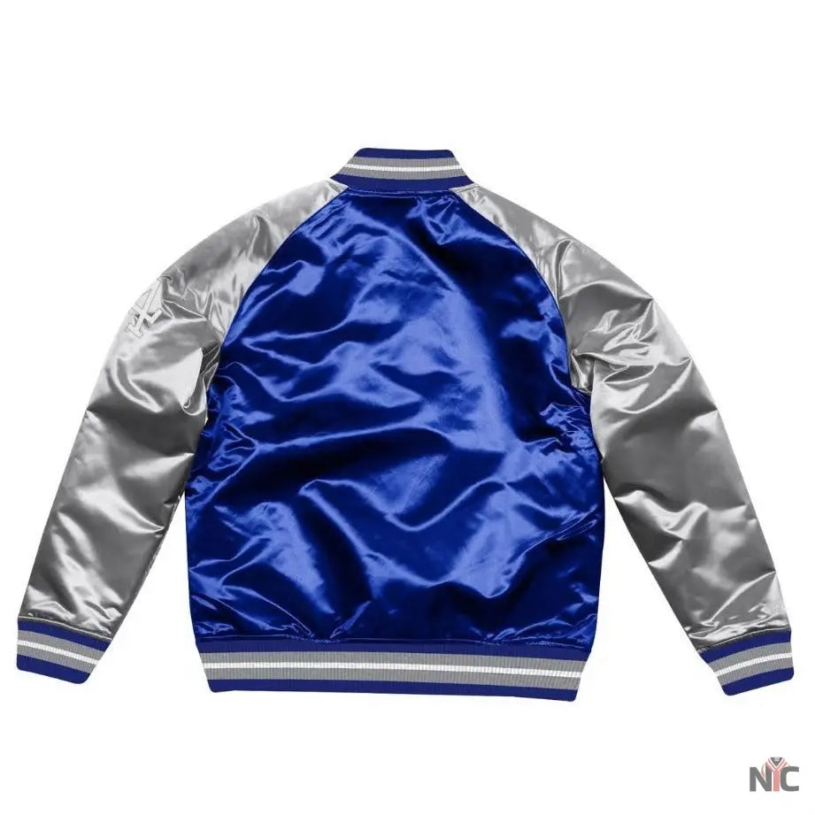 Dallas Dodger La Blue and Grey Varsity Jacket