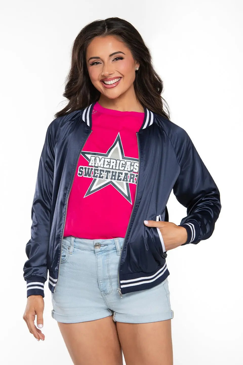 Dallas Cowboys Cheerleader Bomber Jacket