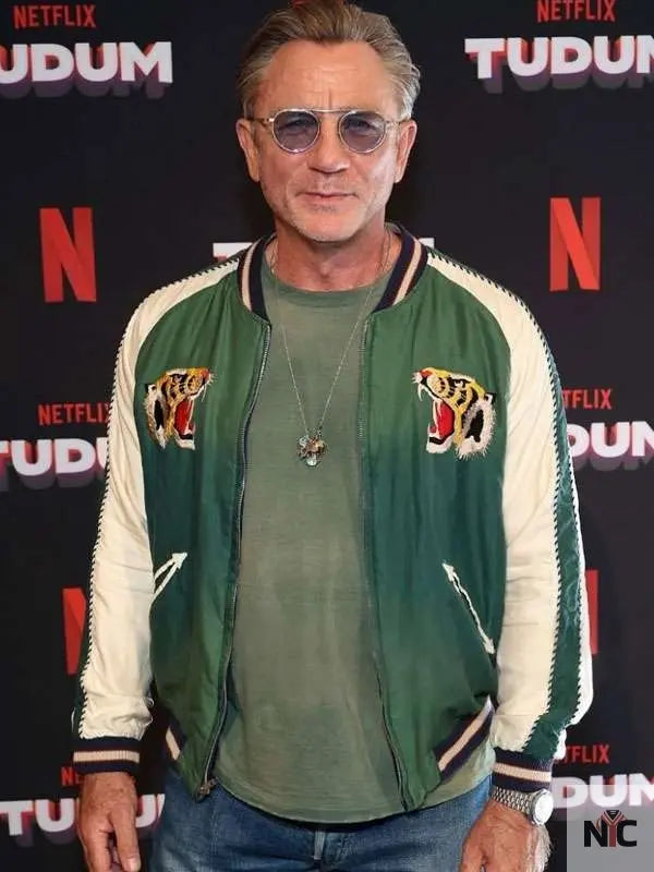 Daniel Craig Tudum 2025 Bomber Jacket