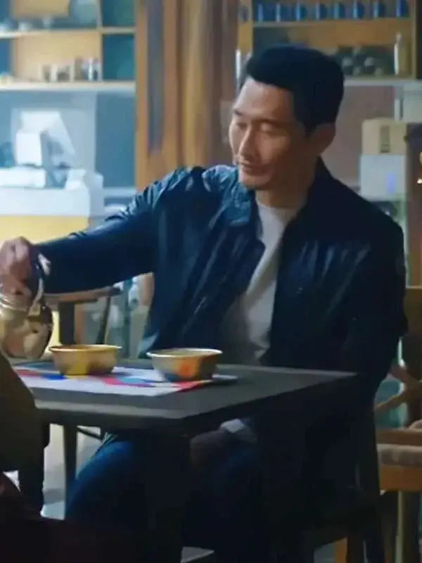 Daniel Dae Kim Butterfly Black Leather Jacket