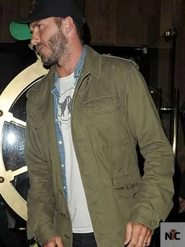 David Beckham Field Green Jacket