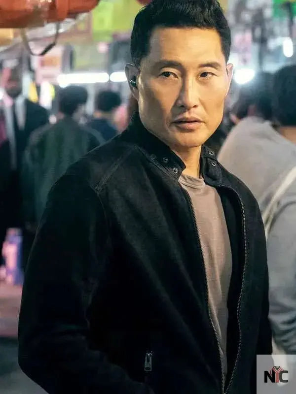 David Jung Butterfly Black Suede Leather Jacket