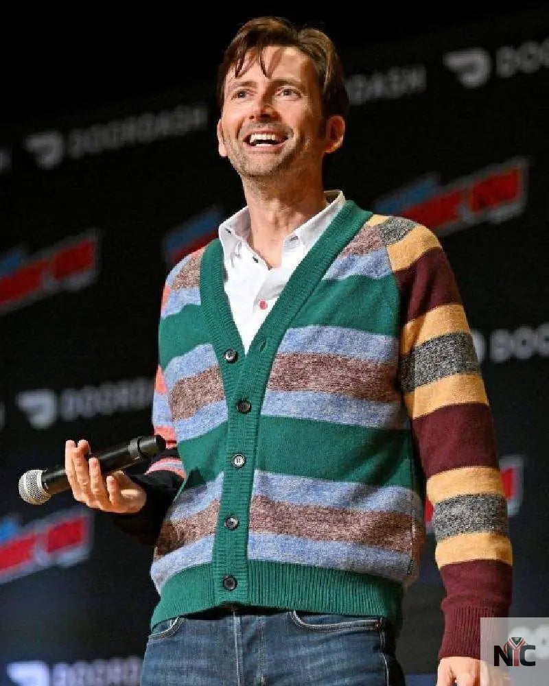 David Tennant New York Comic Con 2023 Cardigan