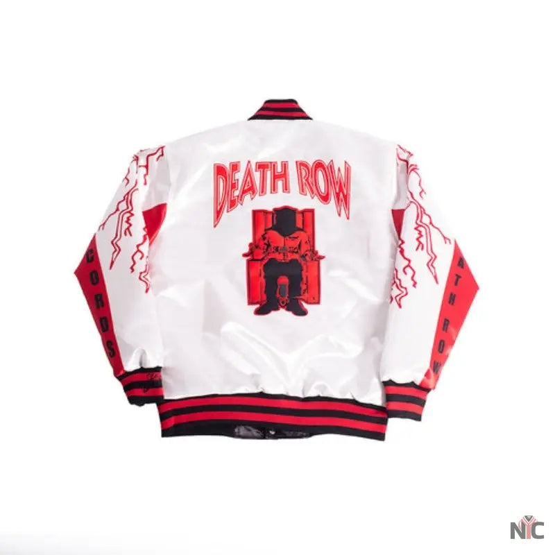Death Row Lightning Satin Jacket