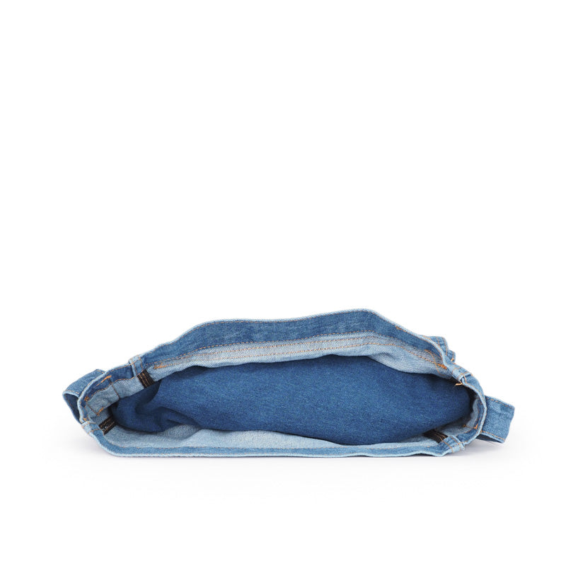 Denim Messenger Bag