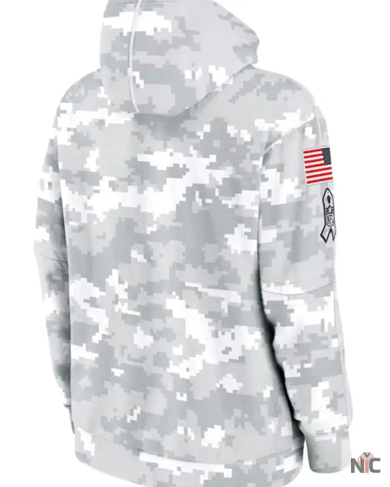 Denver Broncos Salute To Service Camo 2024 Hoodie